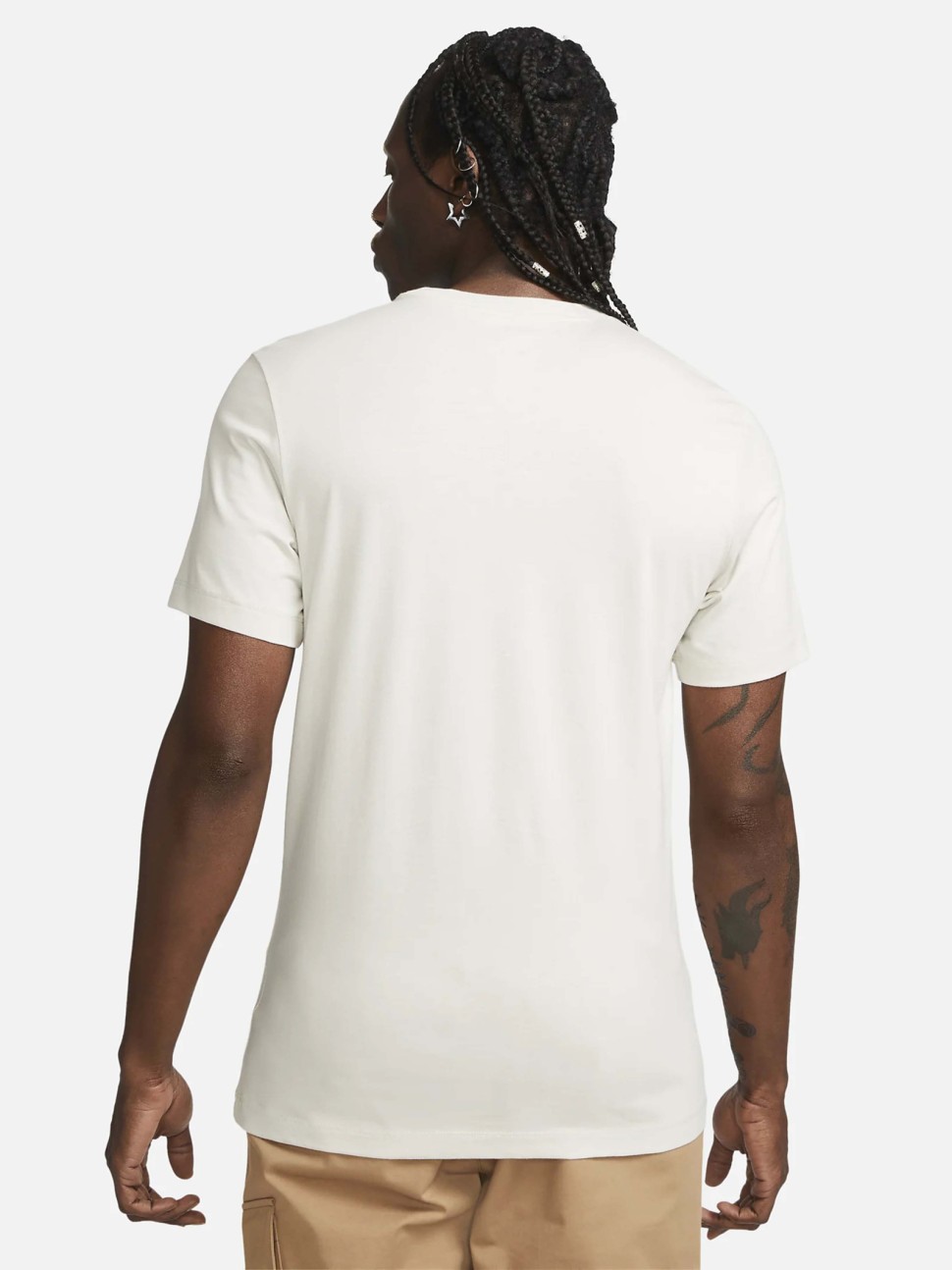 Футболка мужская Nike M NSW CLUB TEE бежевая AR4997-073 — фото 3