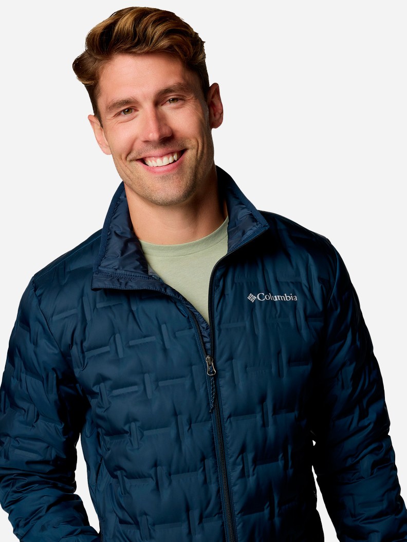 Куртка мужская Columbia Delta Ridge™ II Down  Jacket темно-синяя 2086241-464 изображение 6