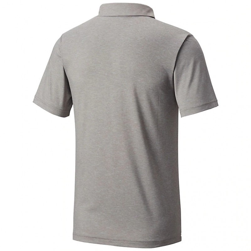 Футболка мужская Columbia Tech Trail Polo серая 1768701-003 изображение 2
