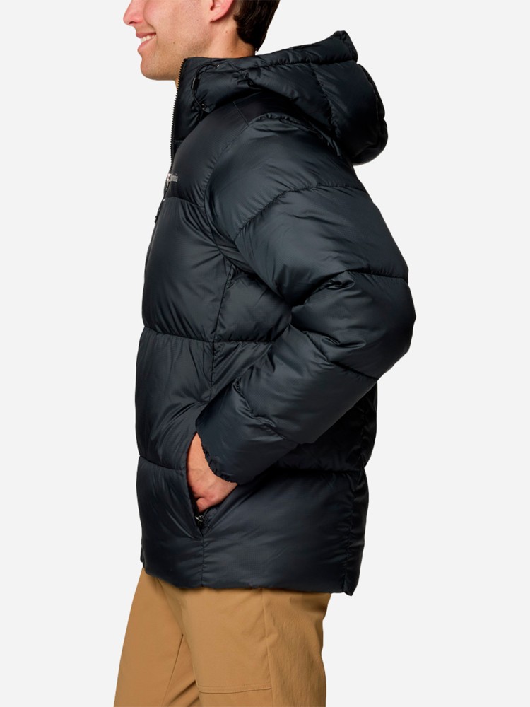 Куртка чоловіча Columbia Puffect™ II Hooded Jacket чорна 2086851-010 изображение 4