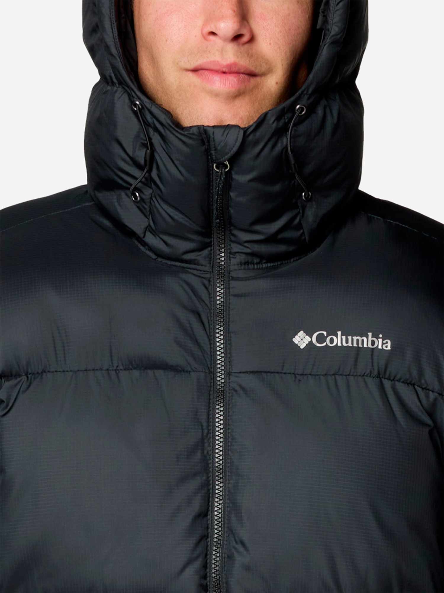 Куртка мужская Columbia Puffect™ II Hooded Jacket черная 2086851-010 изображение 7