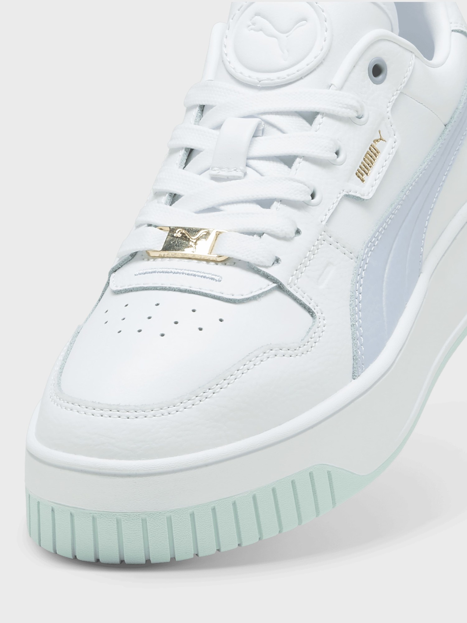 Кроссовки женские Puma Carina Street Lux белые 39748707 изображение 4