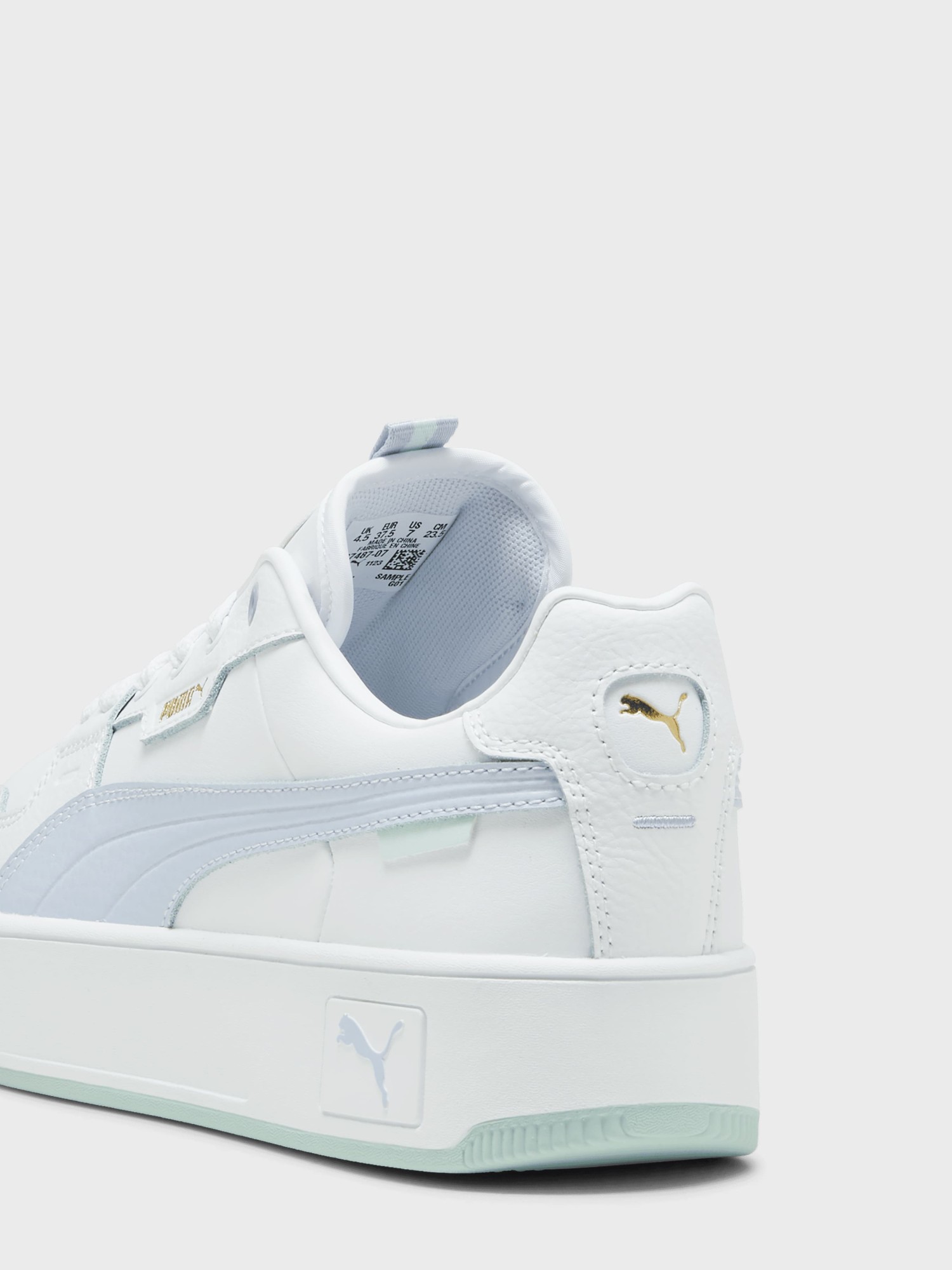 Кроссовки женские Puma Carina Street Lux белые 39748707 изображение 6