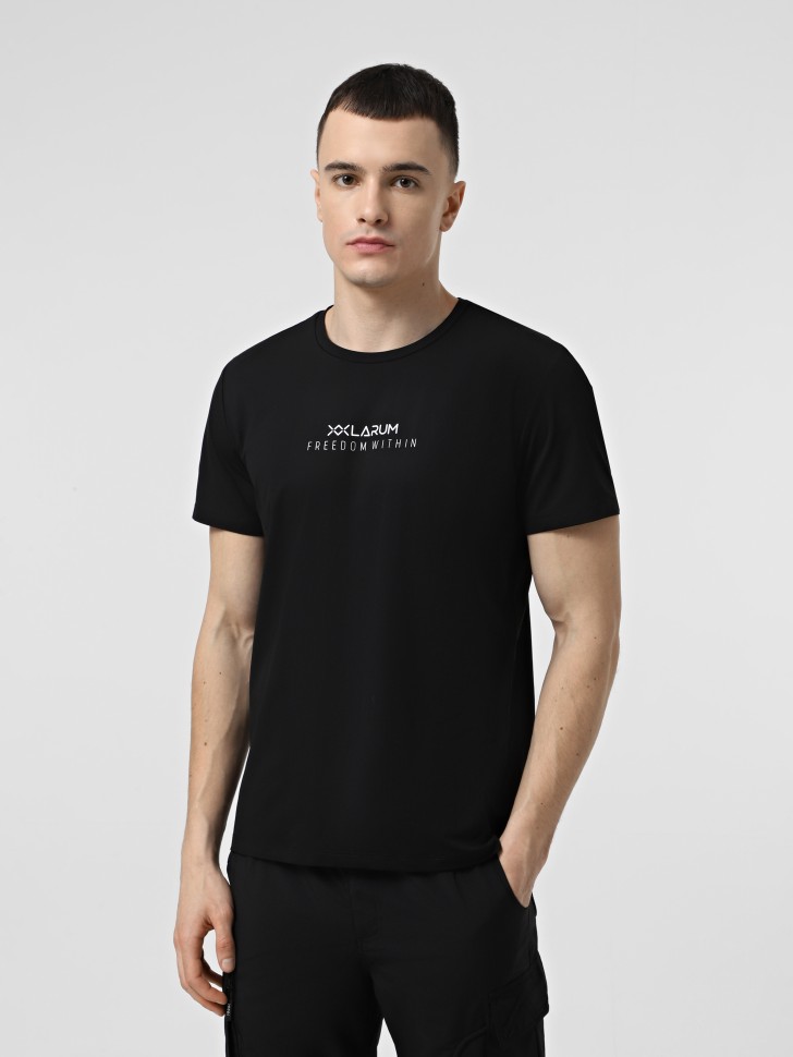 Футболка мужская Larum Drake черная 102511-010 изображение 2