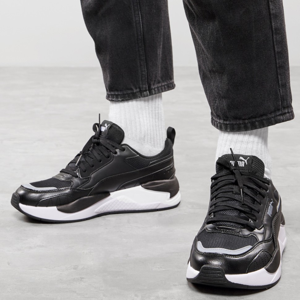 Кроссовки мужские Puma X-Ray 2 Square черные 37310808 изображение 5