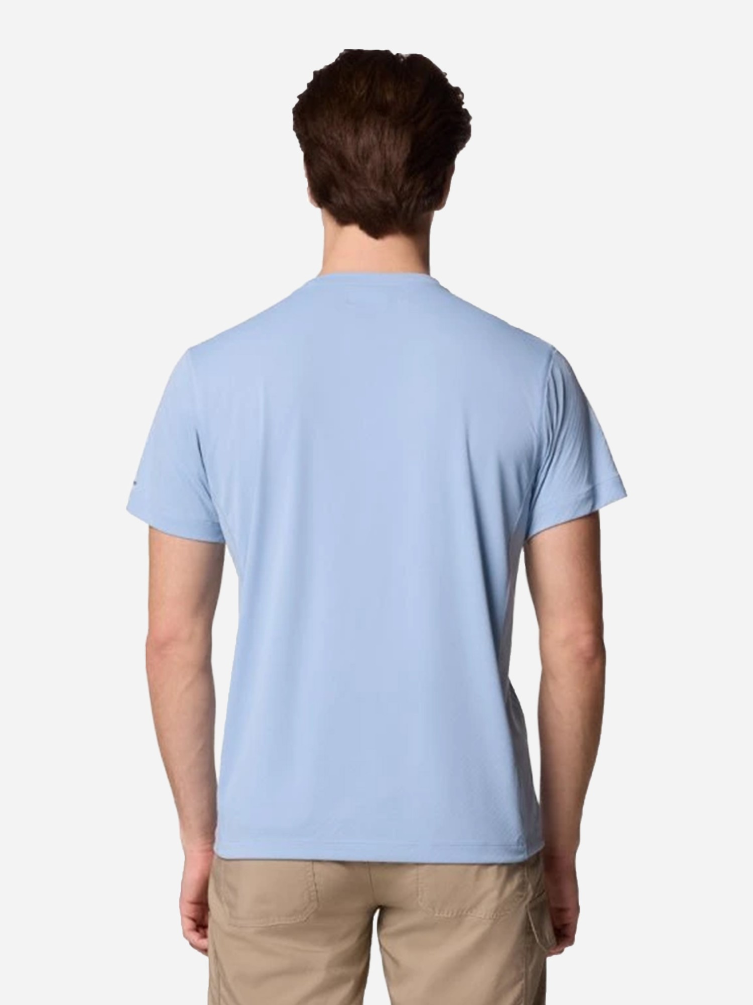 Футболка чоловiча Columbia Zero Rules™ Light SS Crew блакитна 2118501-431 изображение 4