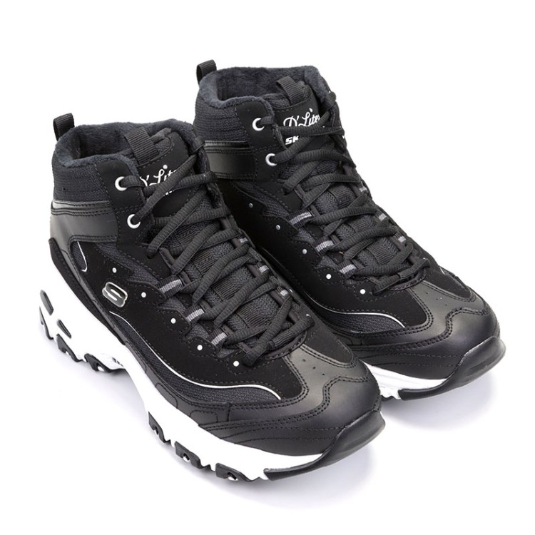 Ботинки женские Skechers D'lites черные 66666250 BLK изображение 3