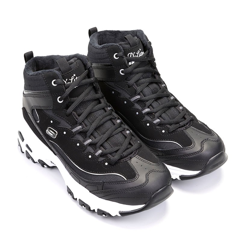 Ботинки женские Skechers D'lites черные 66666250 BLK изображение 3