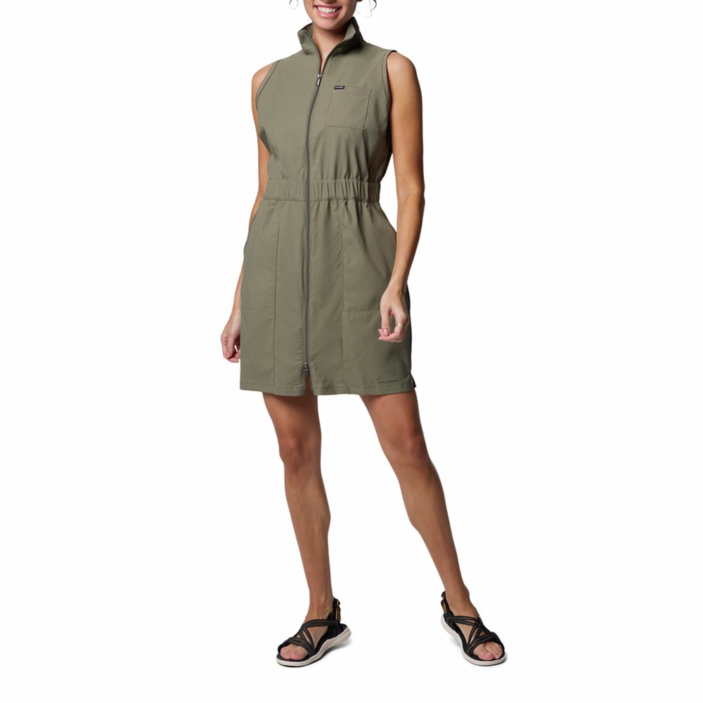 Платье женское Columbia Leslie Falls™ Dress II хаки 2119321-397