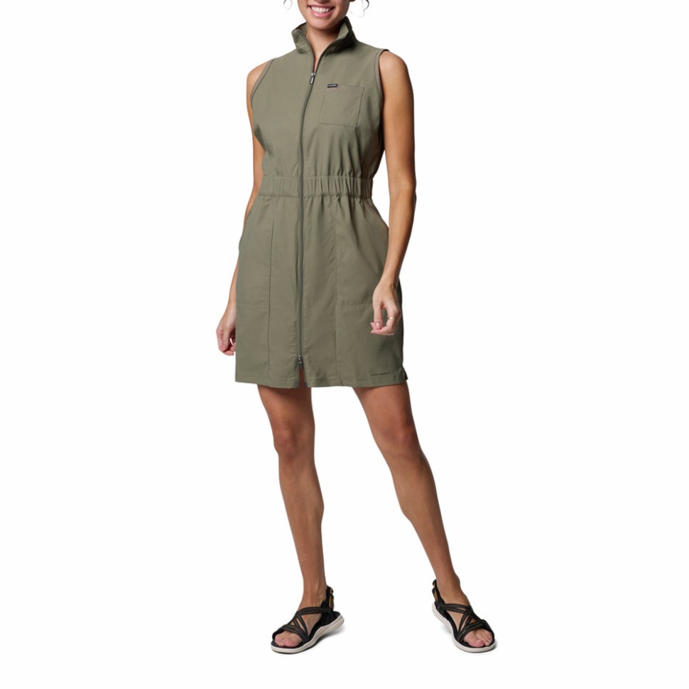 Сукня жіноча Columbia Leslie Falls™ Dress II хакі 2119321-397 — фото 1