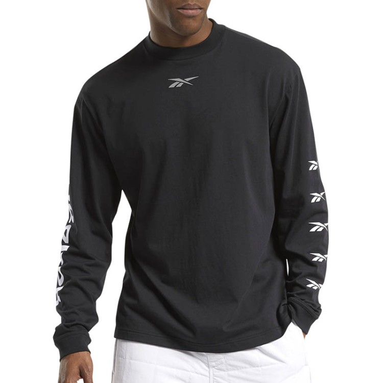Лонгслив мужской Reebok Myt черный FU3109 изображение 3