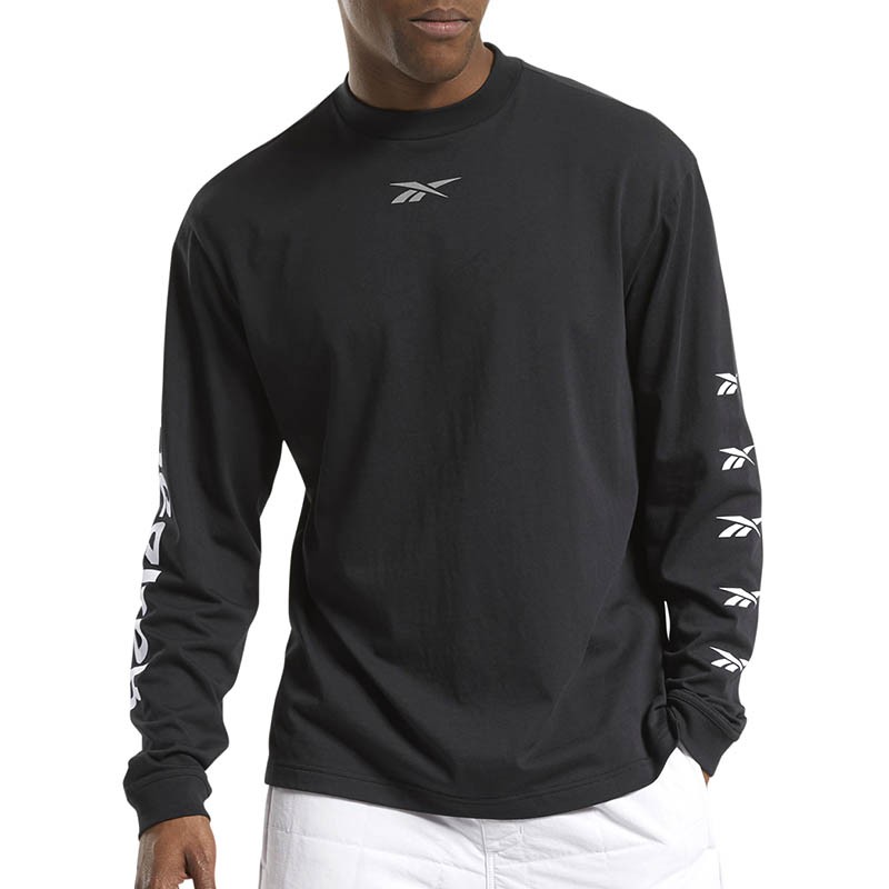Лонгслив мужской Reebok Myt черный FU3109 изображение 3