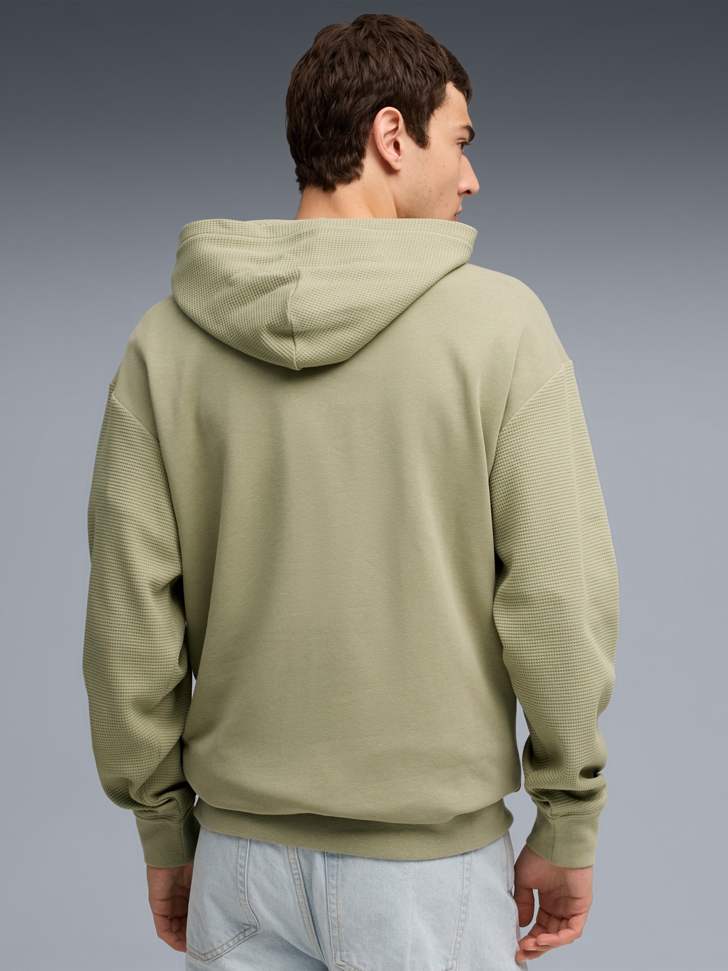 Толстовка чоловіча Puma CLASS Relaxed Pinnacle Hoodie TR оливкова 63301682 изображение 3
