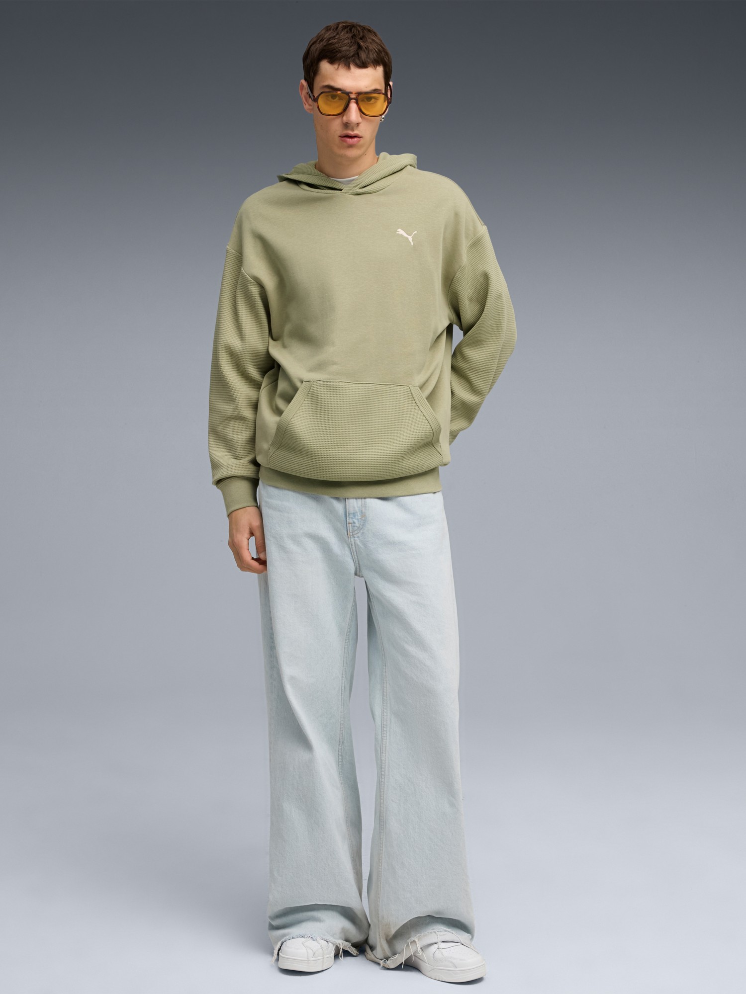 Толстовка чоловіча Puma CLASS Relaxed Pinnacle Hoodie TR оливкова 63301682 изображение 4