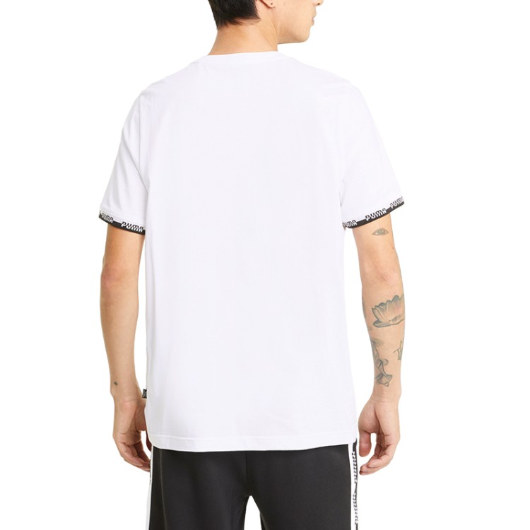 Футболка мужская Puma Amplified Tee белая 58577802 изображение 4