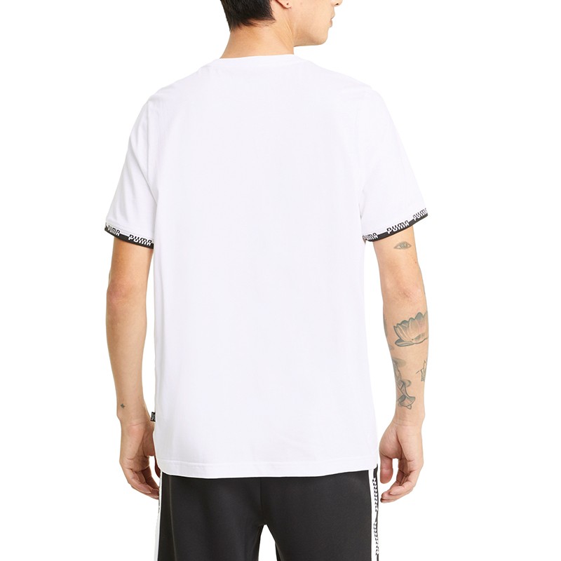 Футболка мужская Puma Amplified Tee белая 58577802 изображение 4