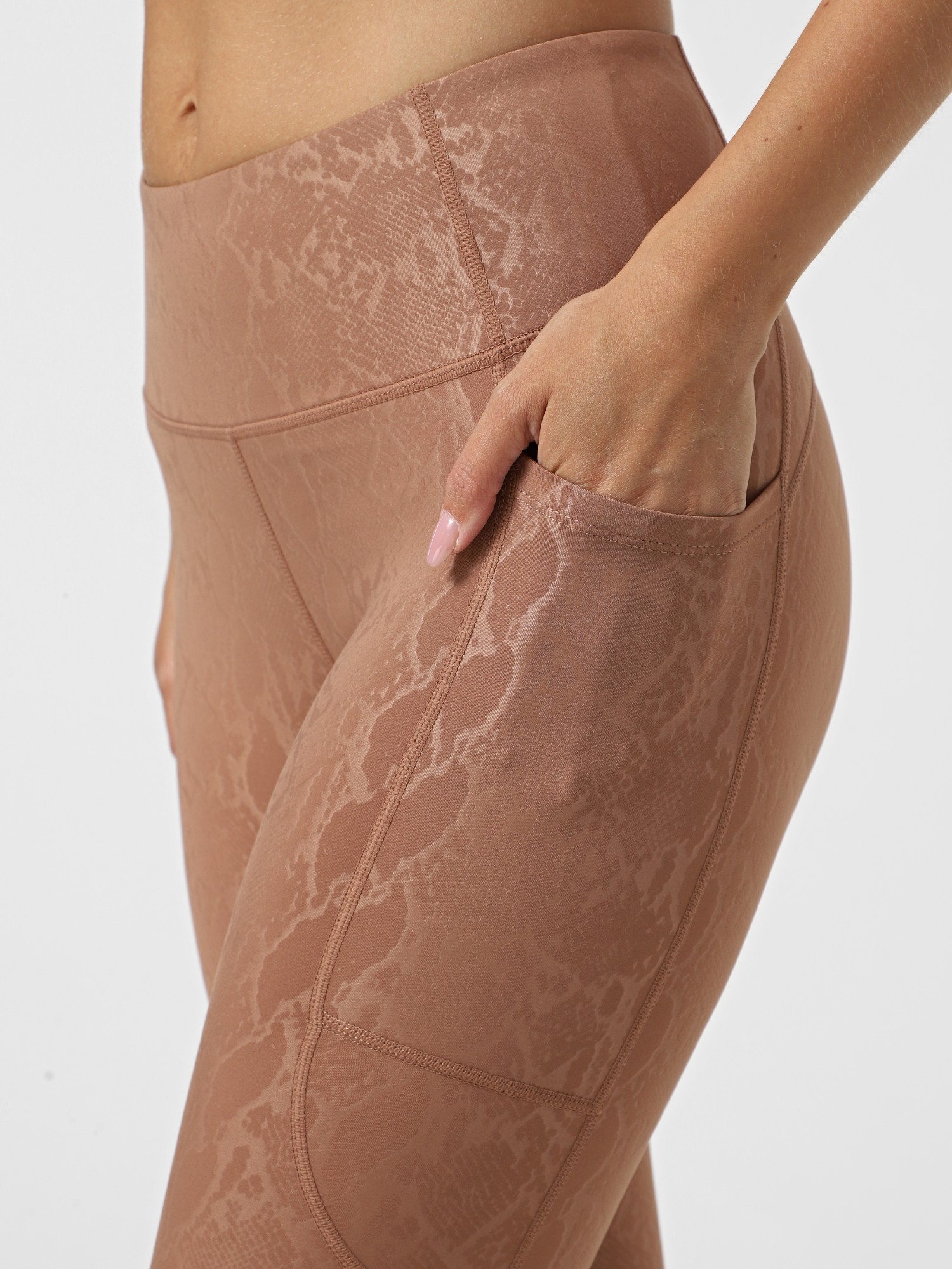 Лосини жіночі Evoids Mamba коричневі 312311-200 изображение 5