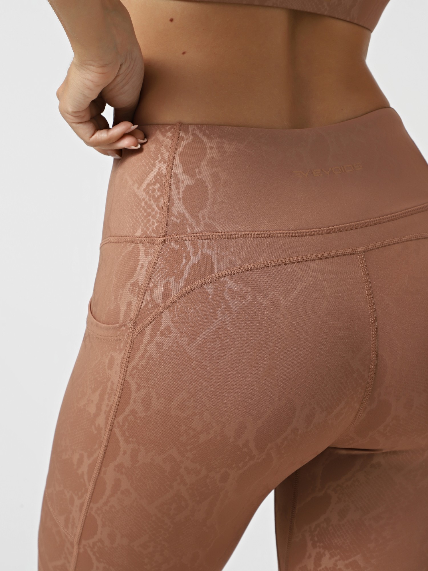 Лосини жіночі Evoids Mamba коричневі 312311-200 изображение 6