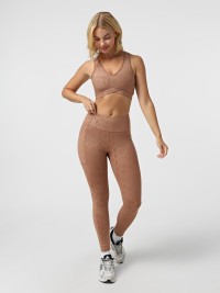 Лосины женские Evoids Mamba коричневые 312311-200 изображение 7