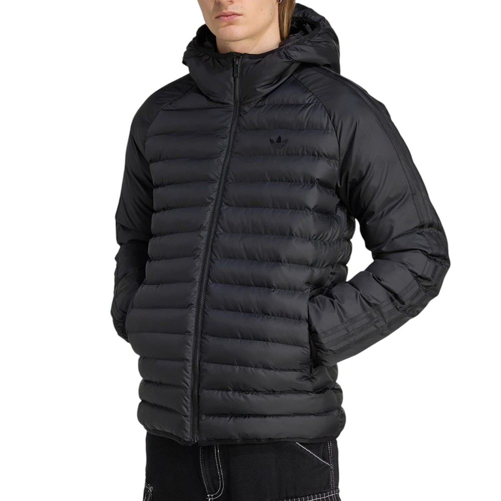 Куртка мужская Adidas PAD HOODED JKT черная JX4117