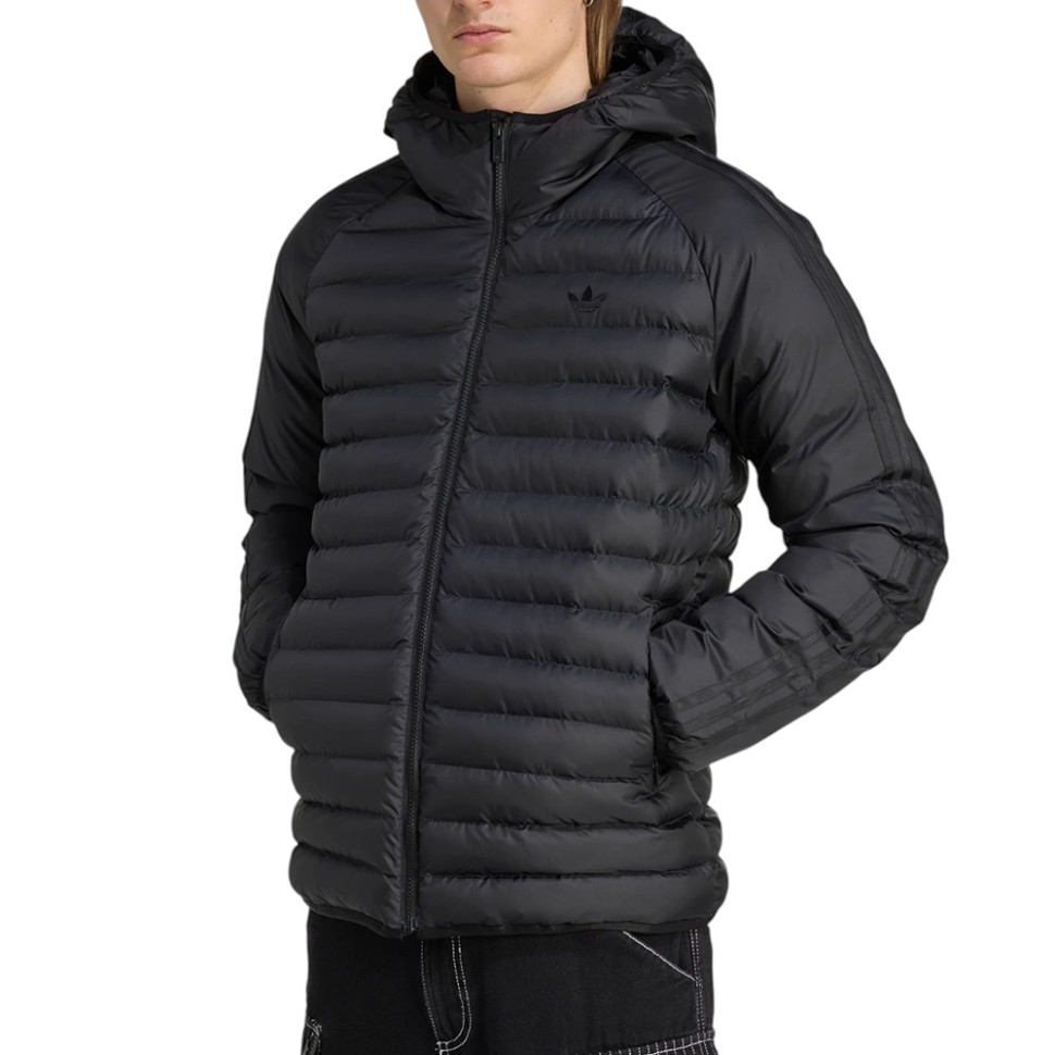 Куртка мужская Adidas PAD HOODED JKT черная JX4117 изображение 1