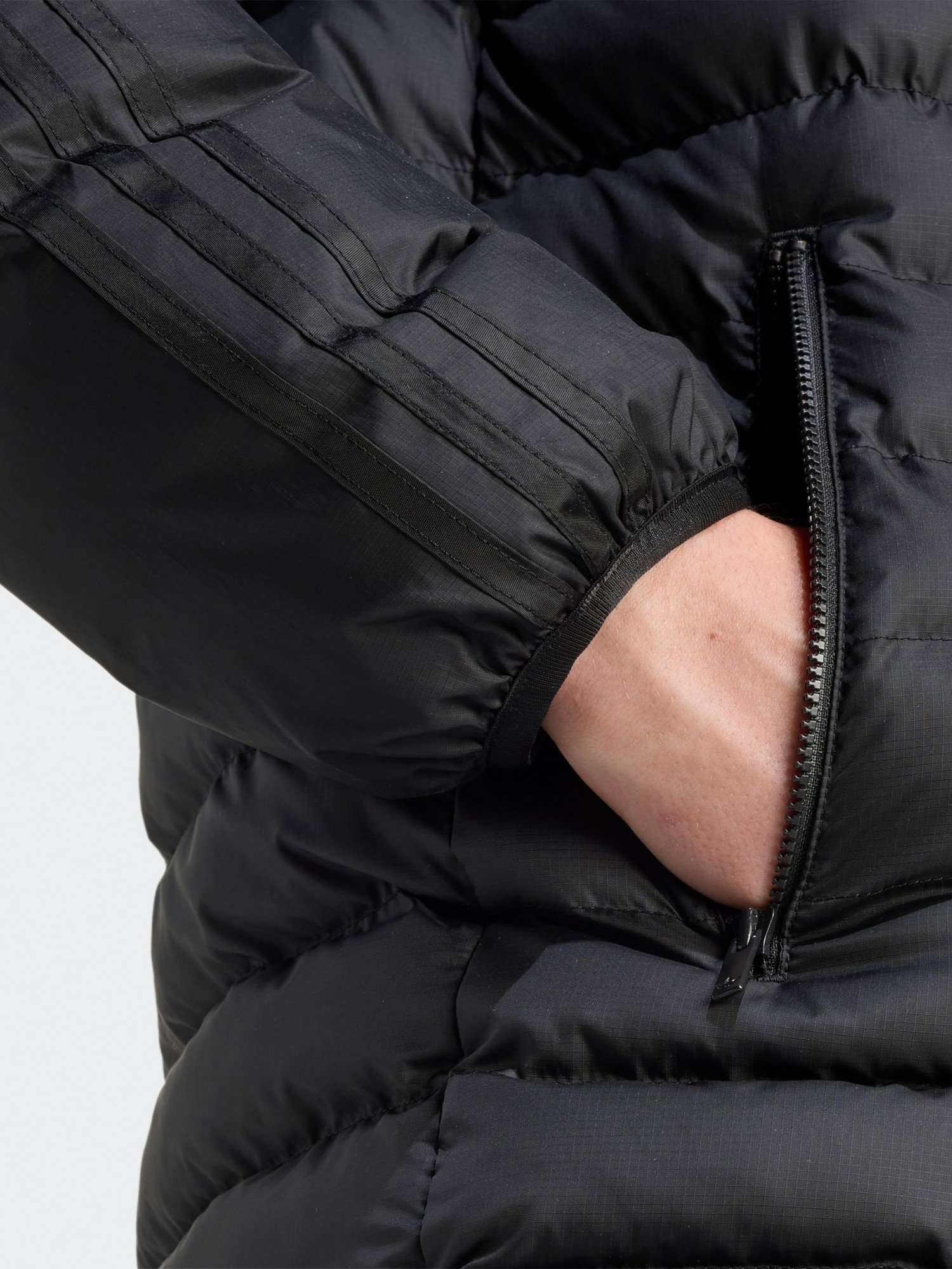 Куртка чоловіча Adidas PAD HOODED JKT чорна JX4117 изображение 6