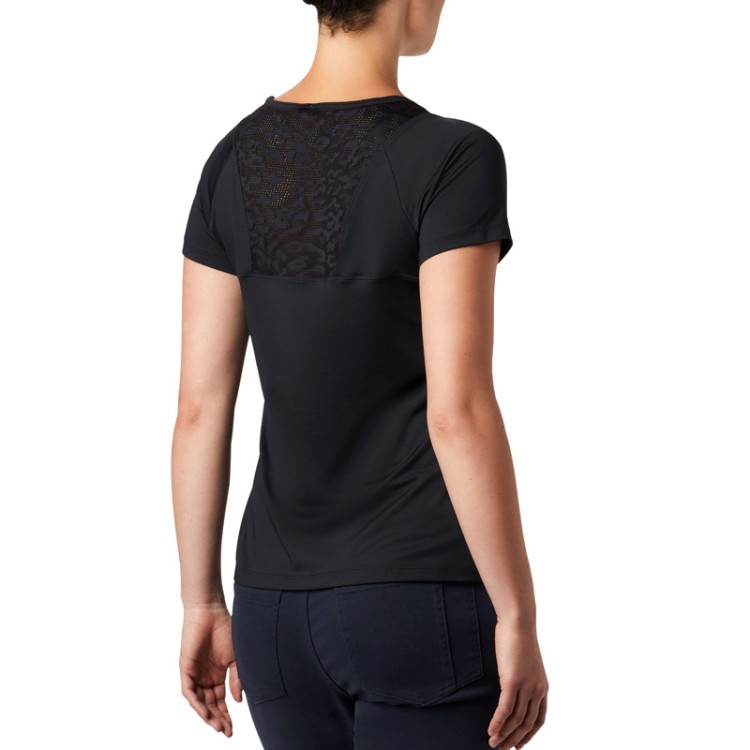 Футболка женская Columbia Peak To Point™ II SS Tee черная 1885461-010 изображение 3