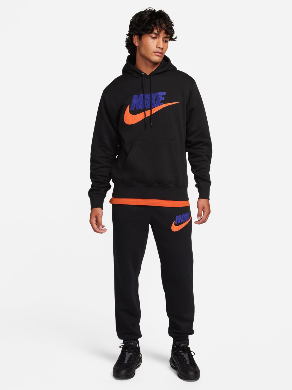 Штани чоловічі Nike M NK CLUB BB JOGGER CHNL FTRA чорні FN3094-010 изображение 7