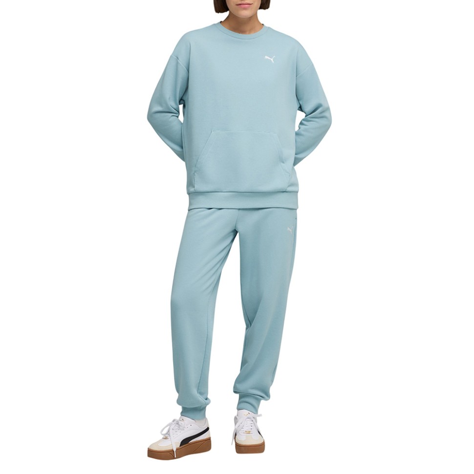 Костюм жіночий Puma Relaxed Sweat Suit TR cl блакитний 69190047 — фото 1