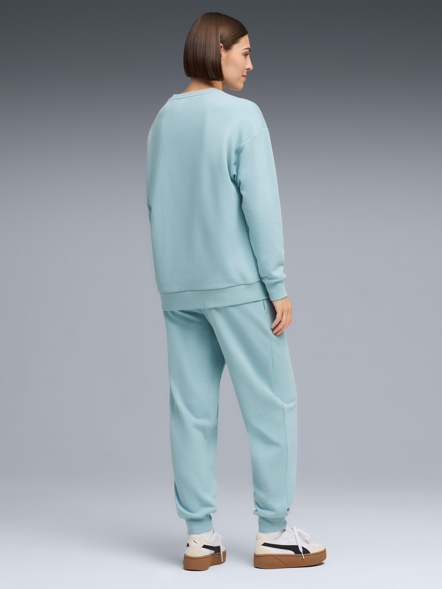 Костюм женский Puma Relaxed Sweat Suit TR cl голубой 69190047 изображение 3