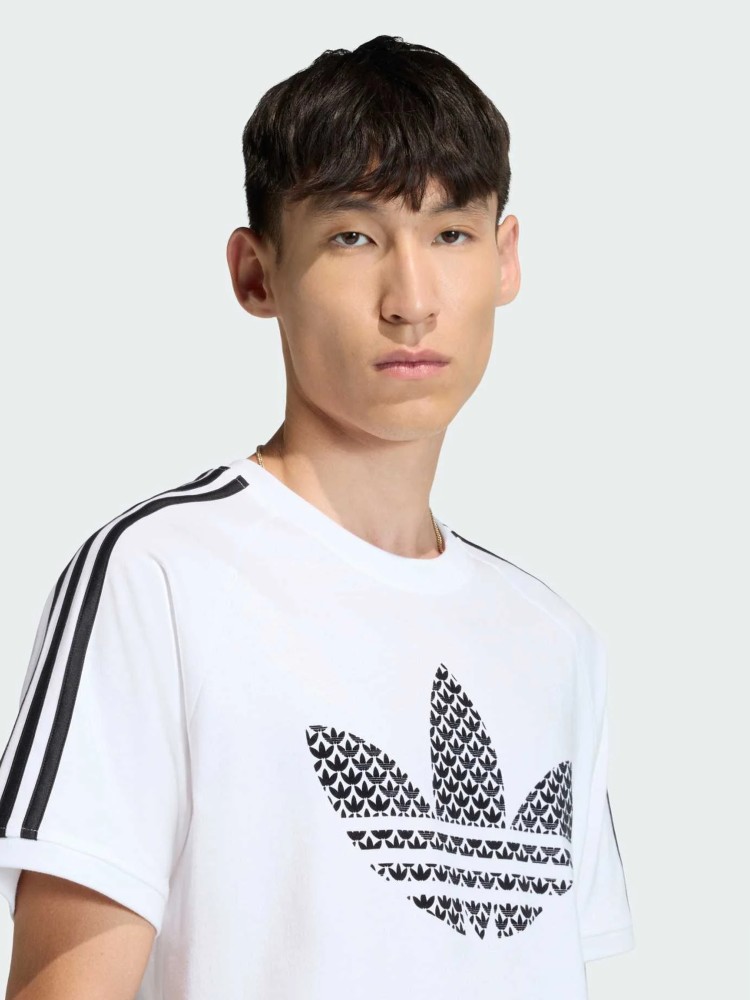 Футболка мужская Adidas MONOGRAM 3S T белая KD1360 изображение 4