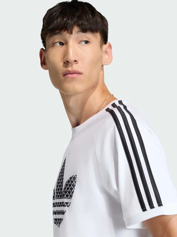 Футболка мужская Adidas MONOGRAM 3S T белая KD1360 изображение 5