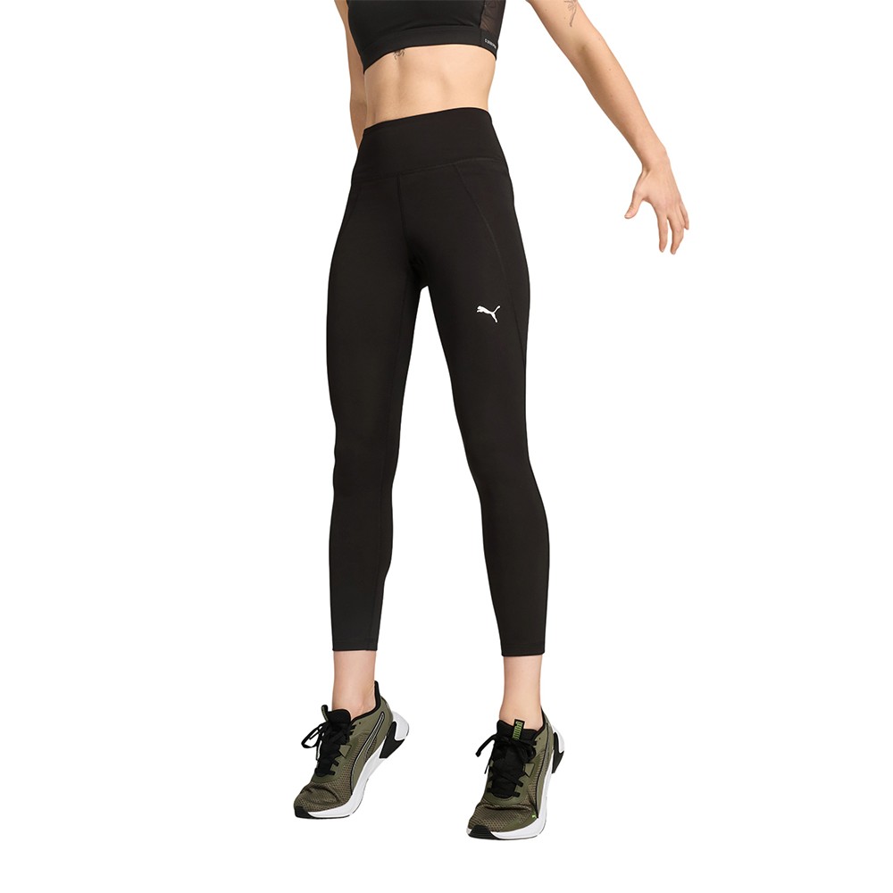 Леггинсы женские Puma W TAD ESSENTIAL TIGHT - HW FL черные 52590001