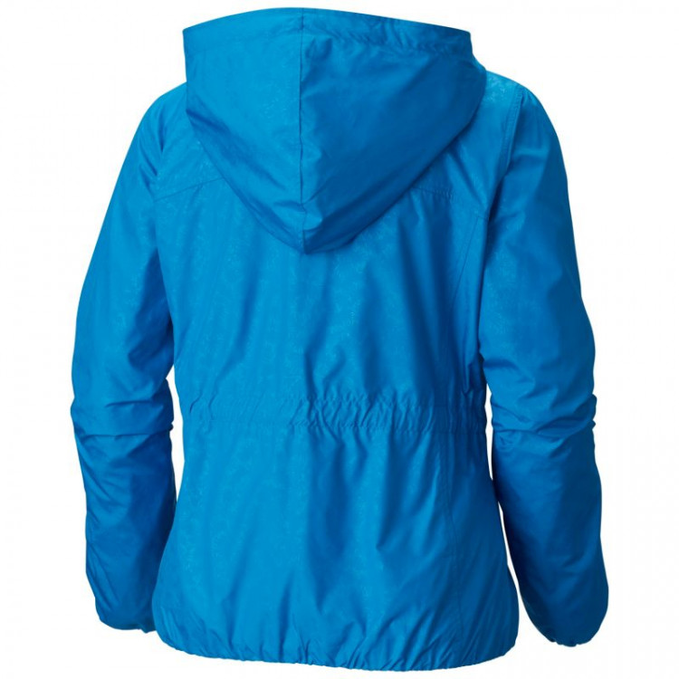 Ветровка женская Columbia Auroras Wake™ II Long Rain Jacket синяя 1819211-455 изображение 2