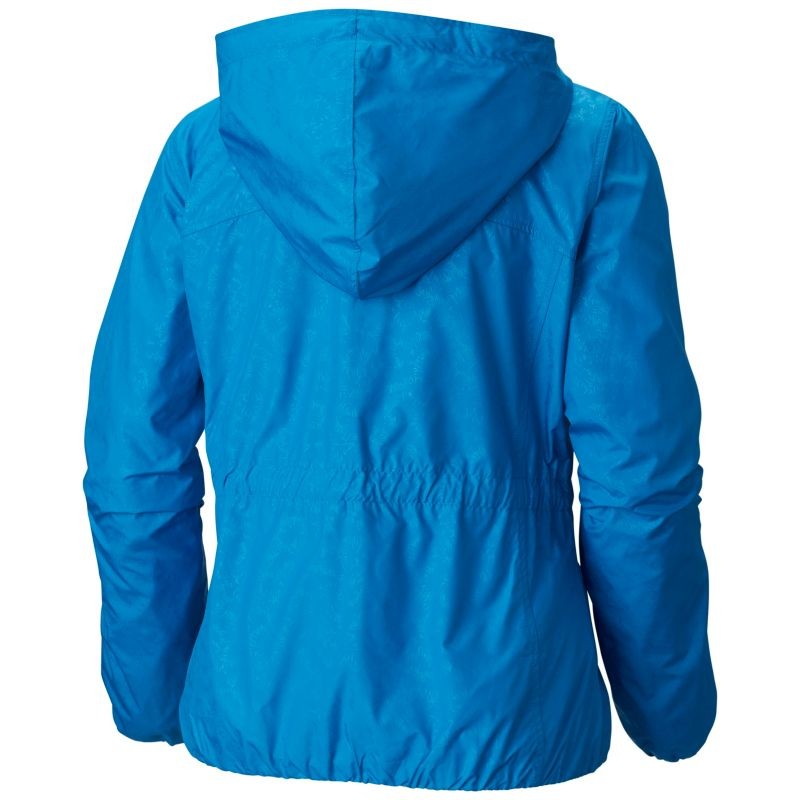 Ветровка женская Columbia Auroras Wake™ II Long Rain Jacket синяя 1819211-455 — фото 2