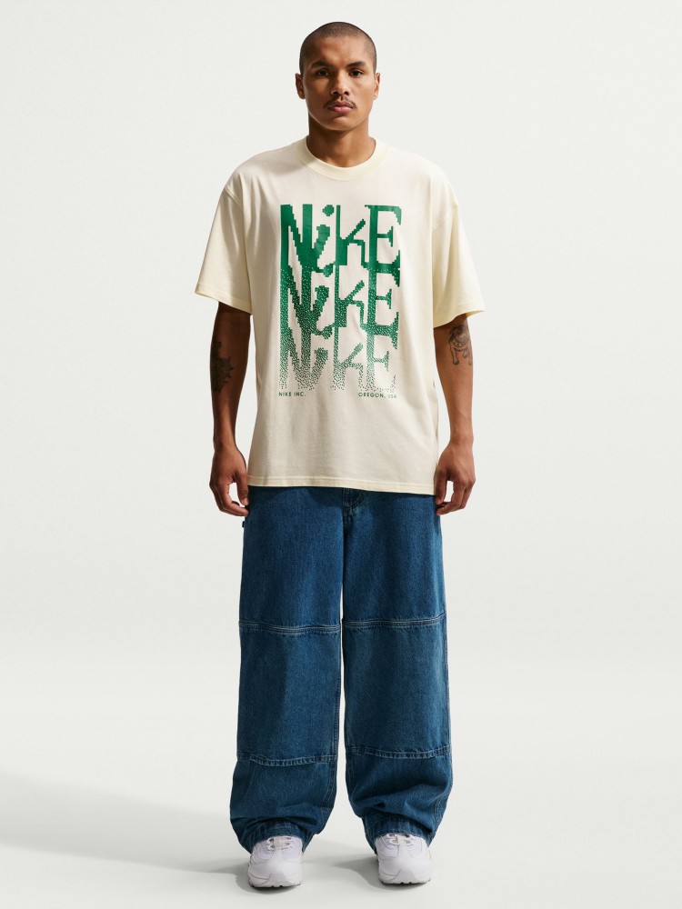 Футболка мужская Nike U NSW TEE LSE NIKE бежевая IH1361-113 изображение 2