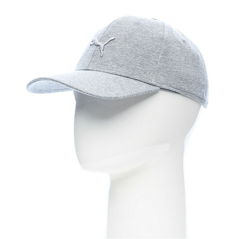 Бейсболка Puma Stretchfit Cat серая 02156103 изображение 1