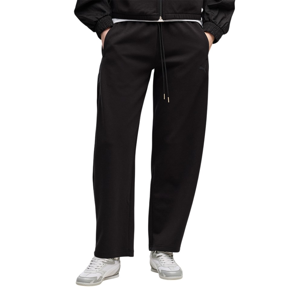 Штани жіночі Puma HER Relaxed DK Barrel Leg Pants чорні 69402401 — Sport City Штани жіночі Puma HER Relaxed DK Barrel Leg Pants чорні 69402401