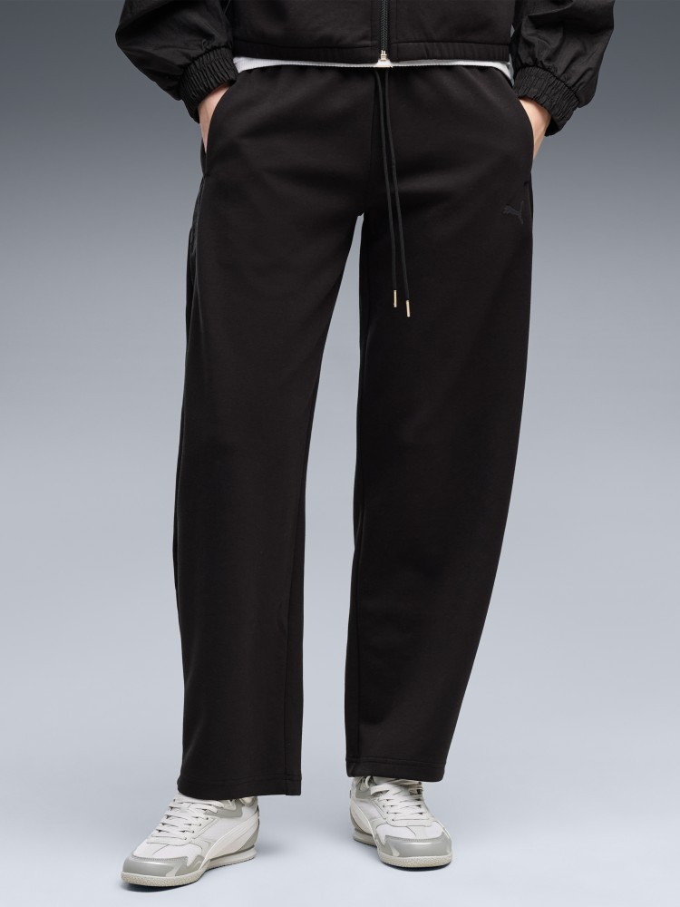 Брюки женские Puma HER Relaxed DK Barrel Leg Pants черные 69402401 изображение 2