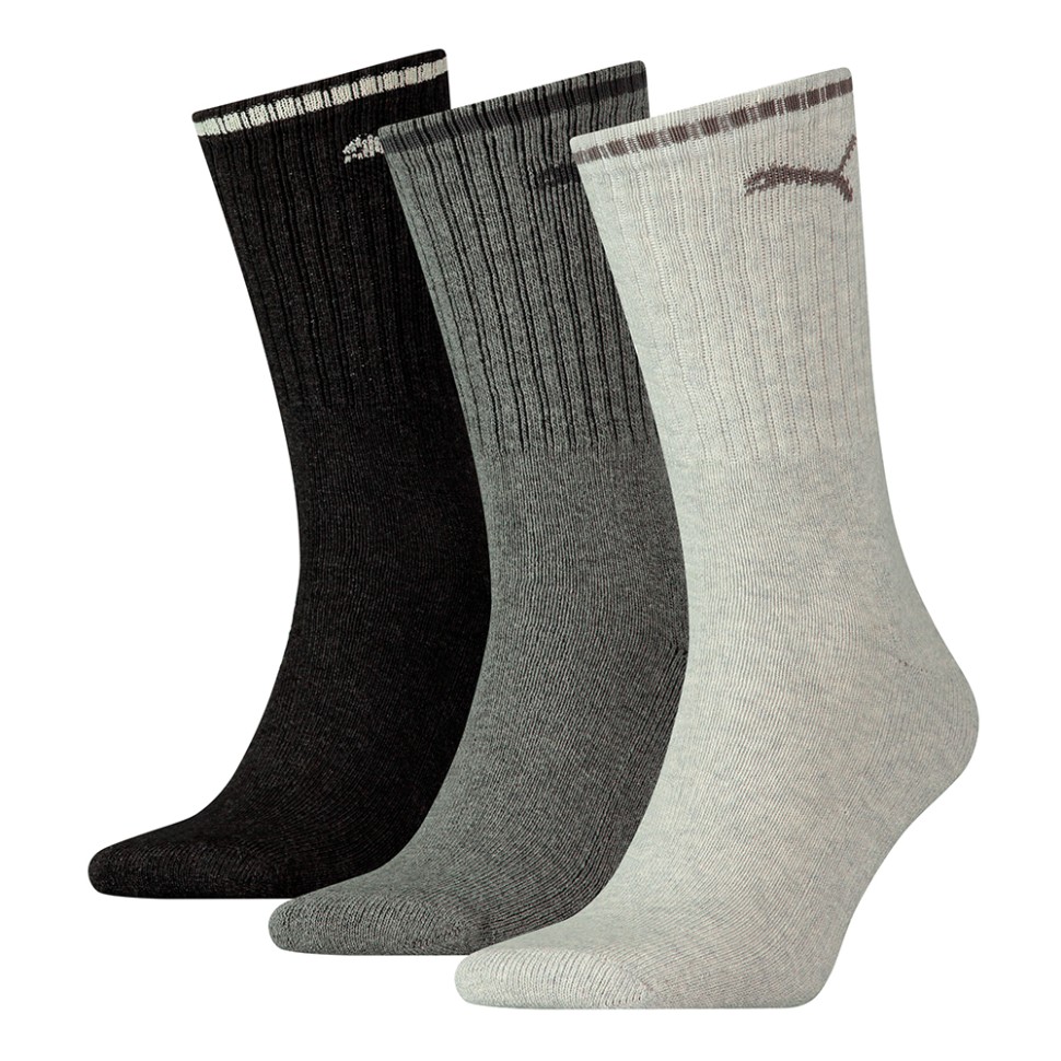 Носки (3 пари) Puma Puma Sport Crew Stripe 3P мультицвет 90794103