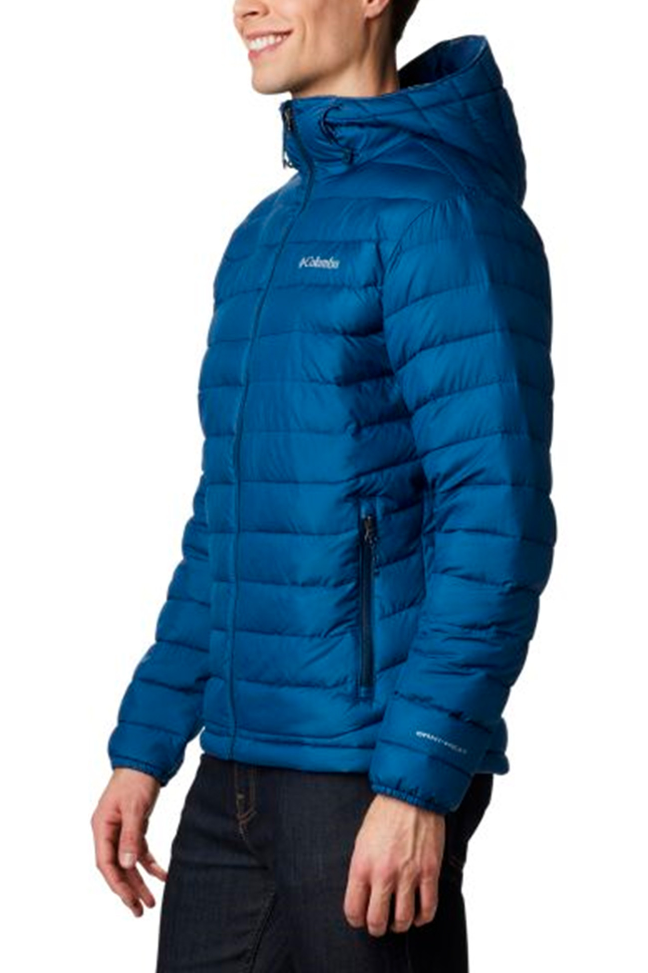 Куртка мужская Columbia Powder Lite Jacket синяя 1693931-452 изображение 2