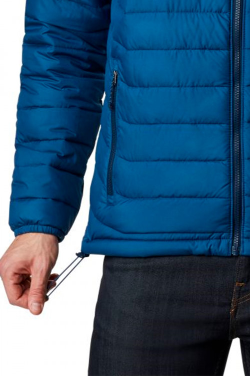 Куртка мужская Columbia Powder Lite Jacket синяя 1693931-452 изображение 4