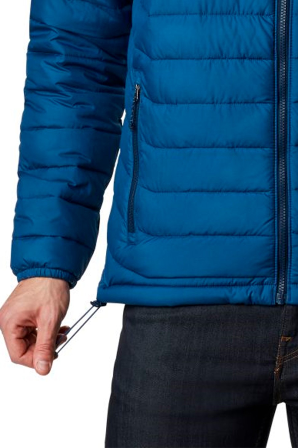 Куртка чоловіча Columbia  Powder Lite Jacket синя 1693931-452 — фото 4