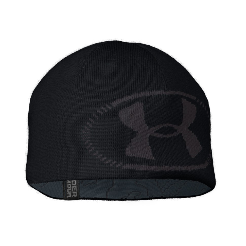Шапка Under Armour Billboard Reversible Beanie чорна 1356709-002 — фото 1