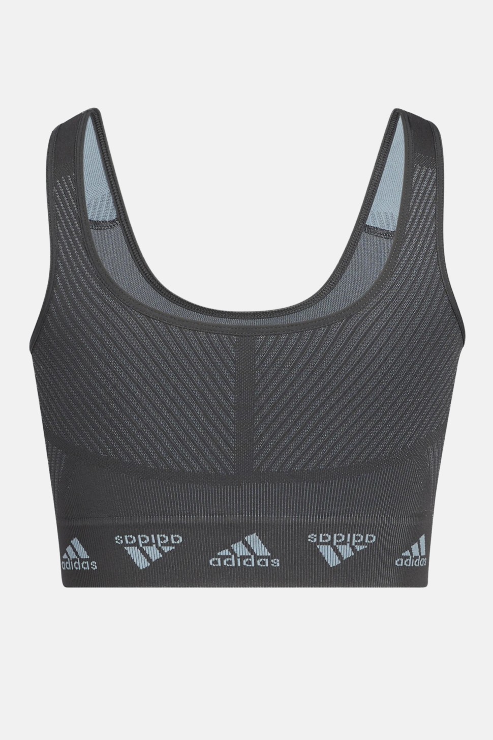 Бра жіноче Adidas Aeroknit Bra темно-сіре HE2614 — фото 7