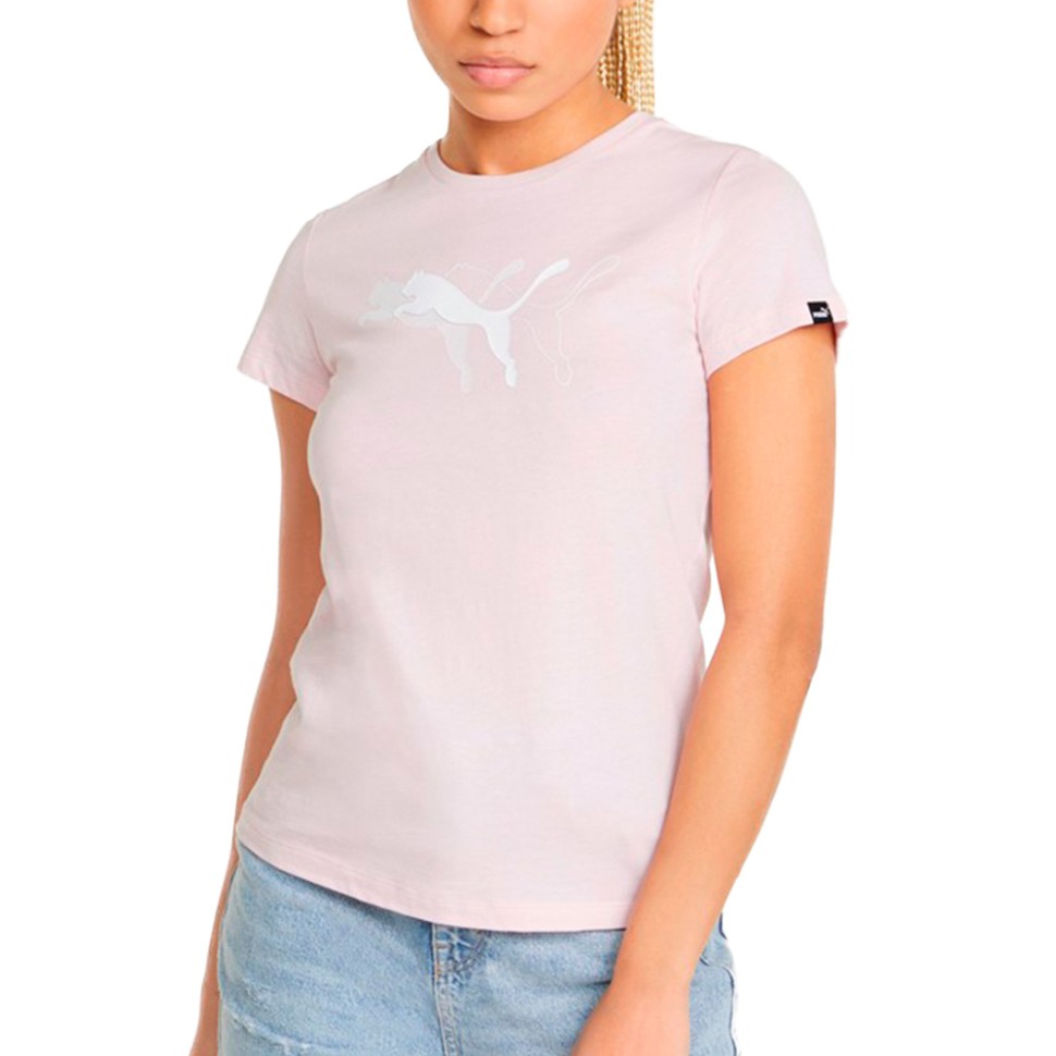 Футболка жіноча Puma Power Graphic Tee рожева 84711216 — фото 1