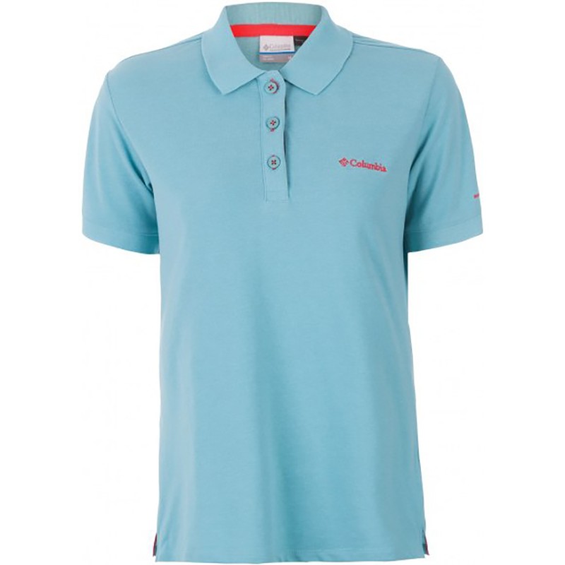 Футболка женская Columbia Cascade Range™ Solid Polo синяя 1715481-341 изображение 1