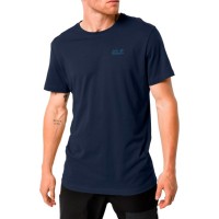 Футболка мужская Jack Wolfskin Essential T Men темно-синяя 1805781-1010 изображение 1