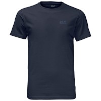 Футболка мужская Jack Wolfskin Essential T Men темно-синяя 1805781-1010 изображение 2
