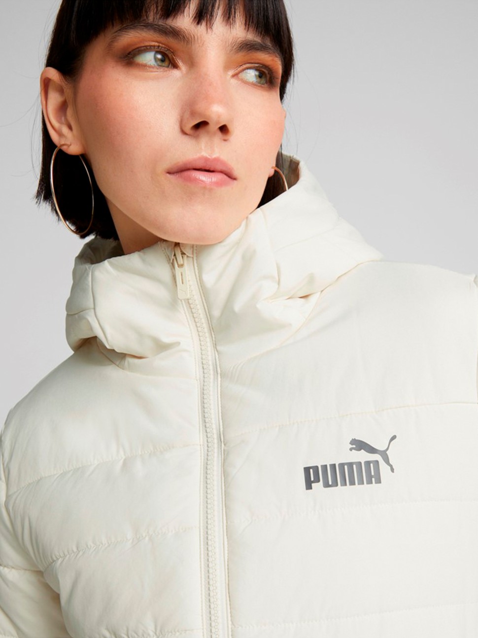 Куртка жіноча Puma ESS Padded Jacket бежева 84894065 — фото 3